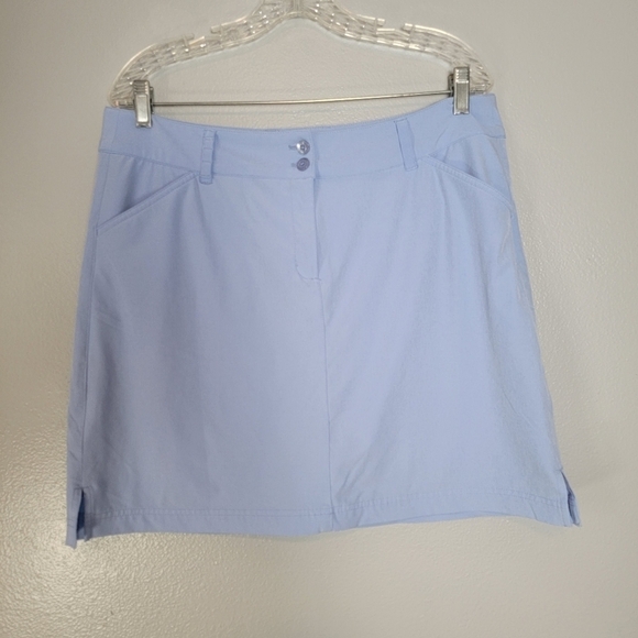 Callaway light blue golf skirt with built in shorts - Picture 1 of 13